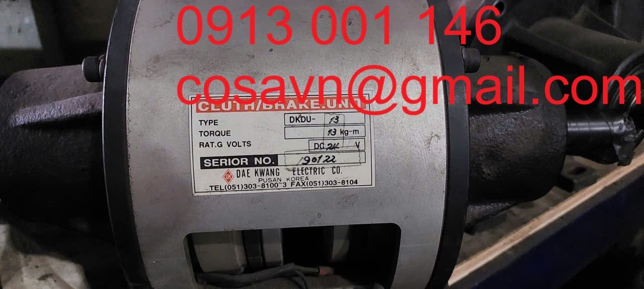 Công ty Dae Kwang Electric Bộ ly hợp và phanh điện từ DKDU-13